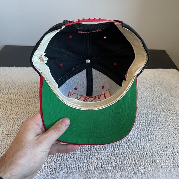 Vintage Texaco Havoline Racing Snapback Hat OSFA Ernie Irvan Two Tone Nascar Cap - Picture 6 of 8
